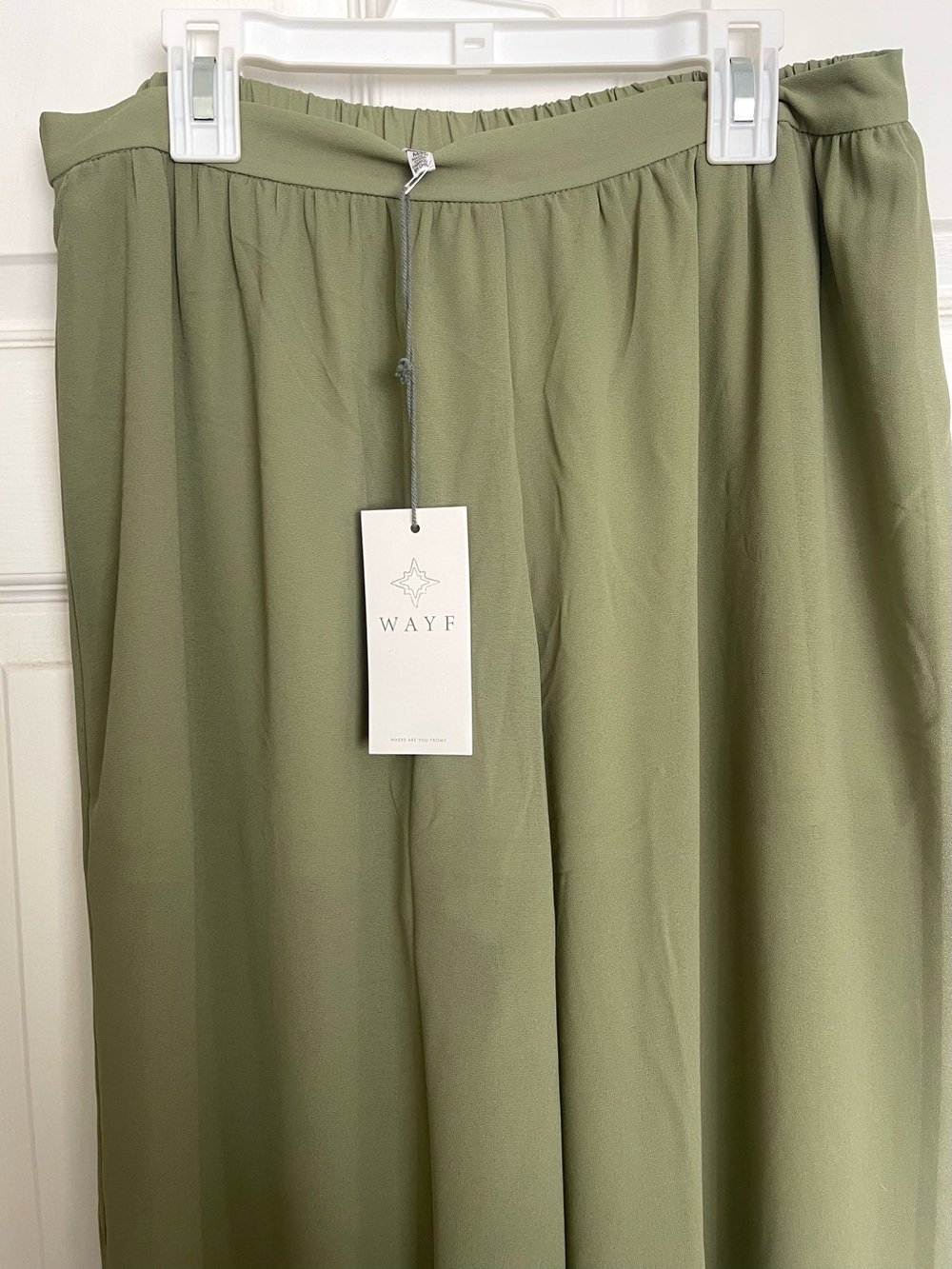 WAYF On Trend Olive Green Ballon/Harem Pants - Picture 4 of 10